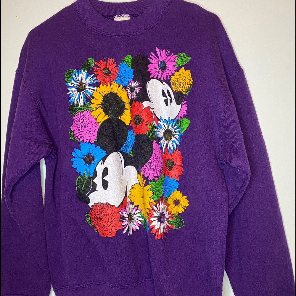 VTG Purple Mickey & Co. , Mickey Mouse Sweatshirt
